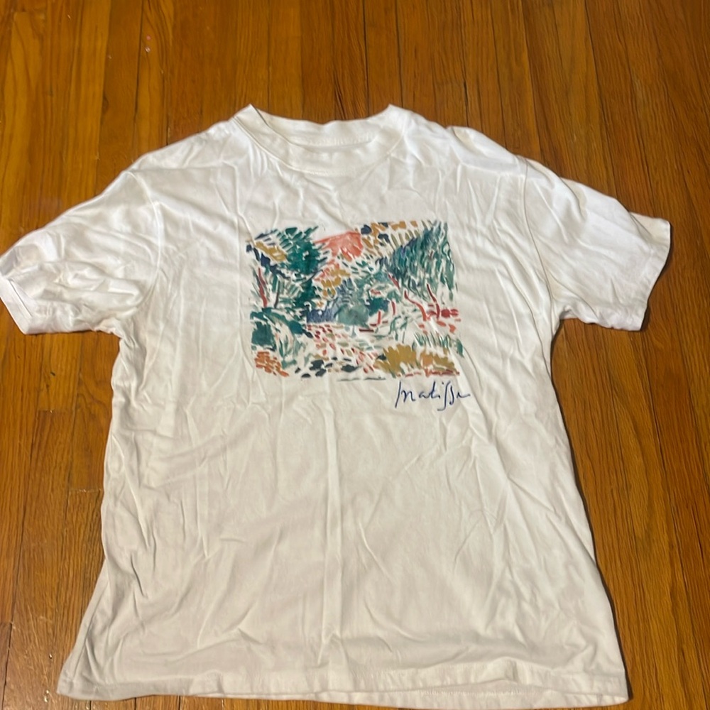 XS Abercrombie & Fitch white t shirt